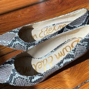 Sam Edelman leopard print kitten heels size 6